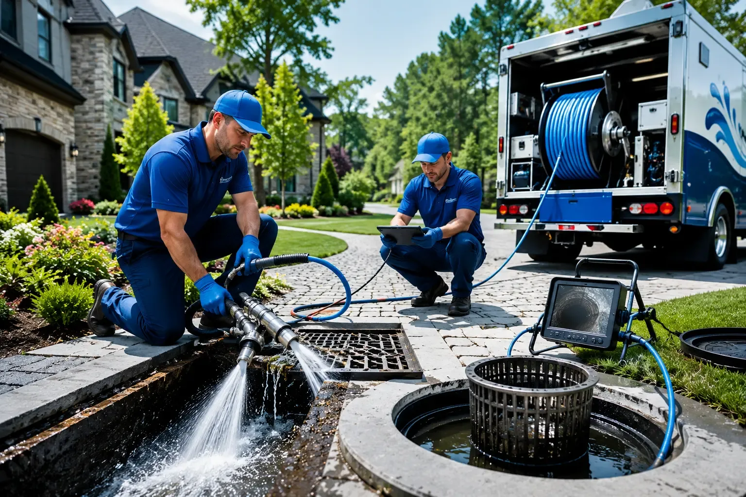 Local outdoor drain cleaning professionals in Reading, MI